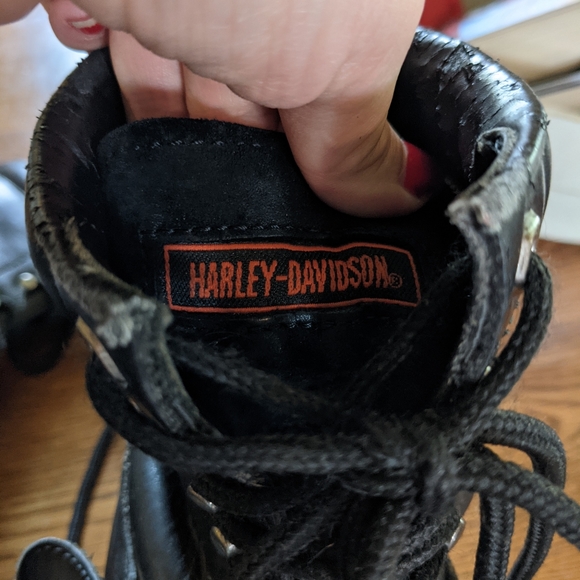 Harley Davidson Faded Glory Steel Toed Moto Boots - Picture 8 of 10